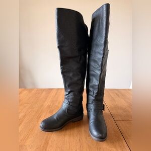 Women's Black Knee-High Boots